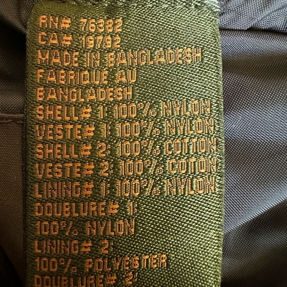 Timberland Stratham Down Vest Brown Zip Up Puffer Outdoor Gear Men’s XL, Camping - Picture 9 of 13